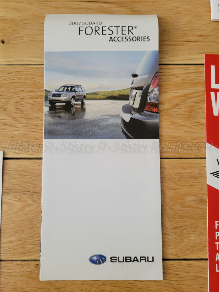 2007 Subaru Forester - Owner's Manual w/ Case & Extras - Original Equipment - #MSA5M0703A