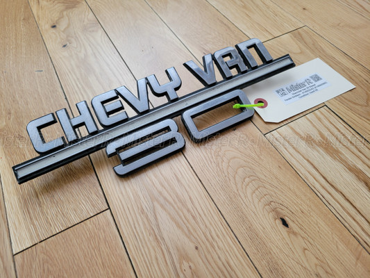 Chevrolet Van 30 - Fender Emblem - Chevy G10 G20 G30 - Used OE #14052243 (#14060365)
