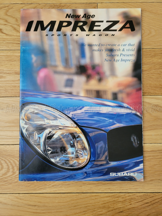 Subaru Impreza WRX - Original 2001 "Bug Eye" STi JDM Sales Brochure/Catalog