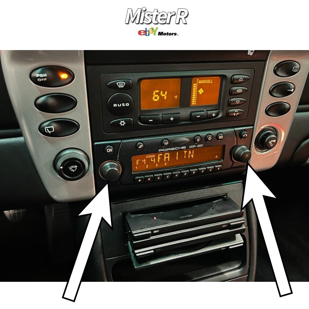 Porsche 986/996 Radio Nav Volume Knob • CDR220 CR220 CDR23 • OER #996645901001