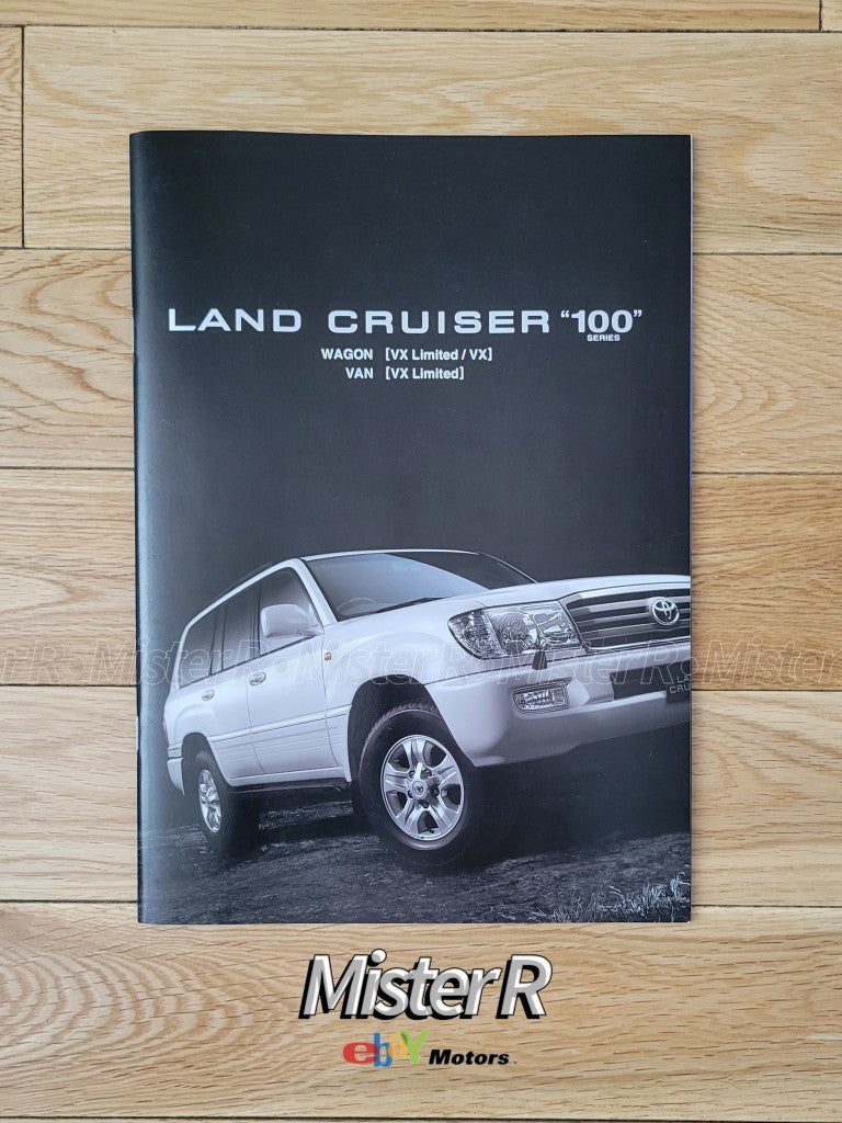 Toyota Land Cruiser 100 • LX470 Cygnus J100 Original JDM Sales Brochure/Catalog0