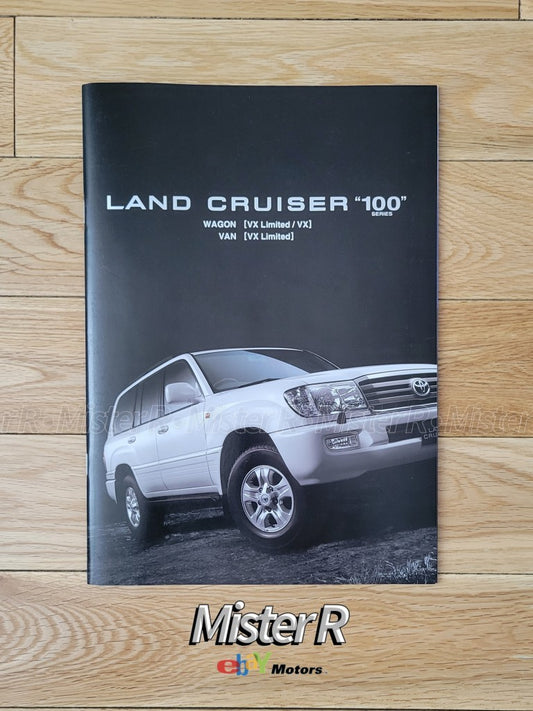 Toyota Land Cruiser 100 • LX470 Cygnus J100 Original JDM Sales Brochure/Catalog0