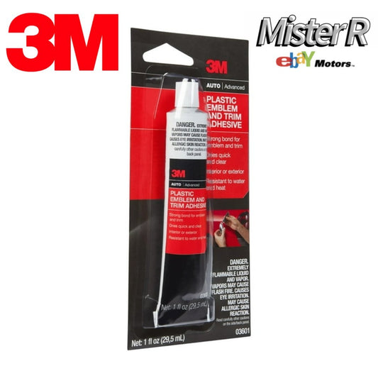 3M • Plastic Emblem and Trim Adhesive • 1 oz Tube • #036010