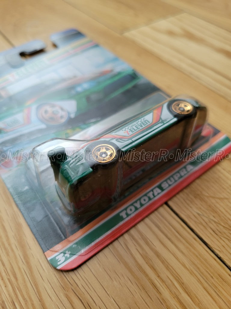 Hot Wheels × 7-Eleven • Toyota MK4 Supra • 711 Silver Series 1:64 #JFG54-JA101