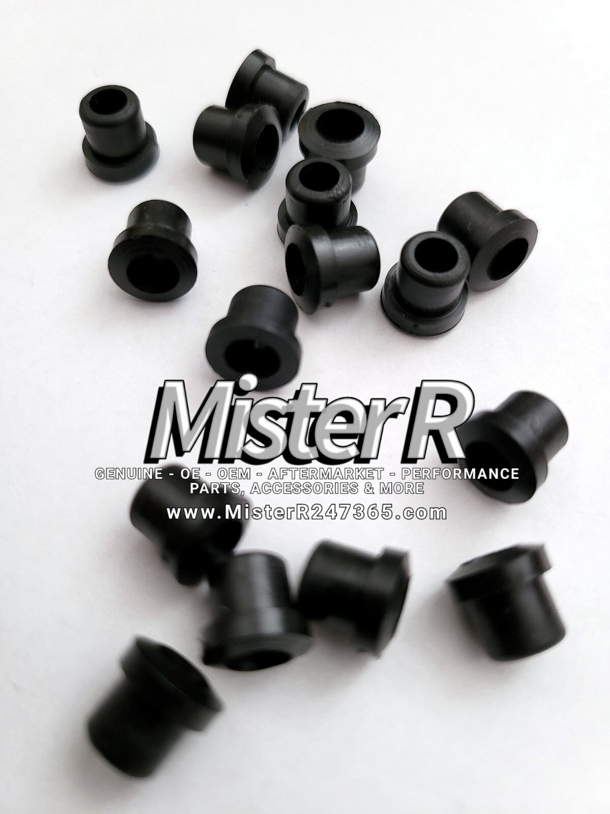 BMW Roundel Emblem Grommets • Black Rubber • Hood/Trunk • Genuine OE 511418074951