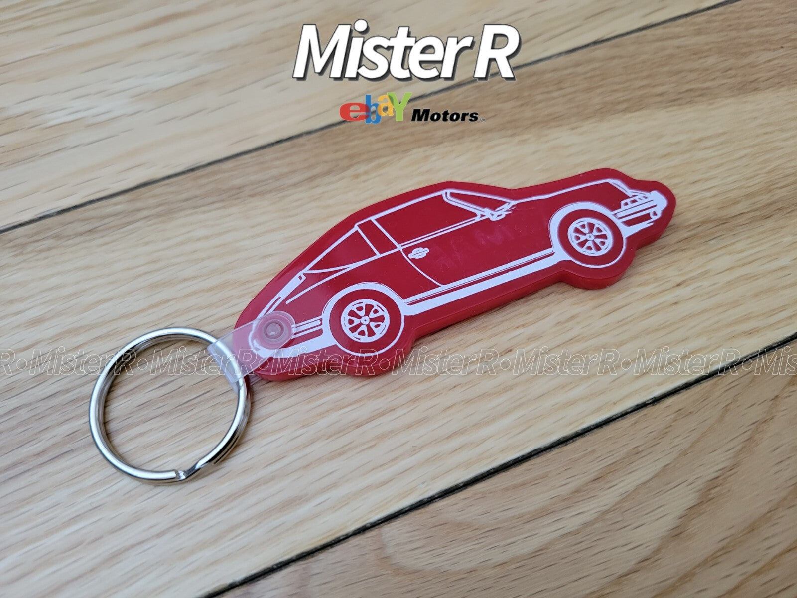 PCARMARKET • Porsche 911 Targa Keychain • Lifestyle Key Fob/Charm • PCar Market0