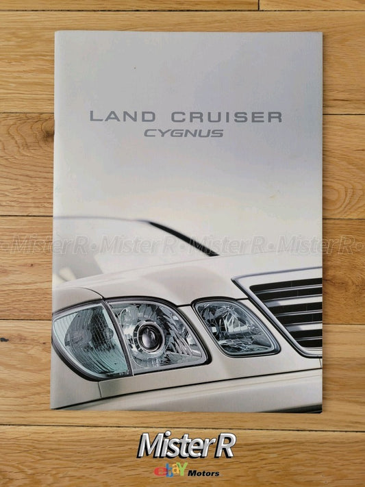 Toyota Cygnus • Land Cruiser 100 LX470 J100 Original JDM Sales Brochure/Catalog0