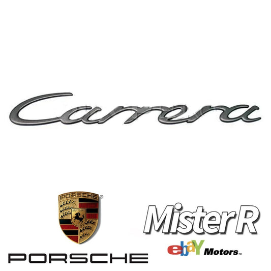 Porsche 911 997 • Carrera Script Rear Emblem • Titanium • #997559237000