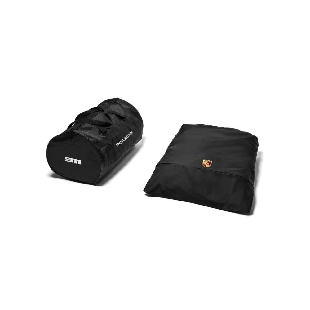 Porsche 992 GT3 RS • Black Outdoor Car Cover • 911 Genuine OE #992044012553