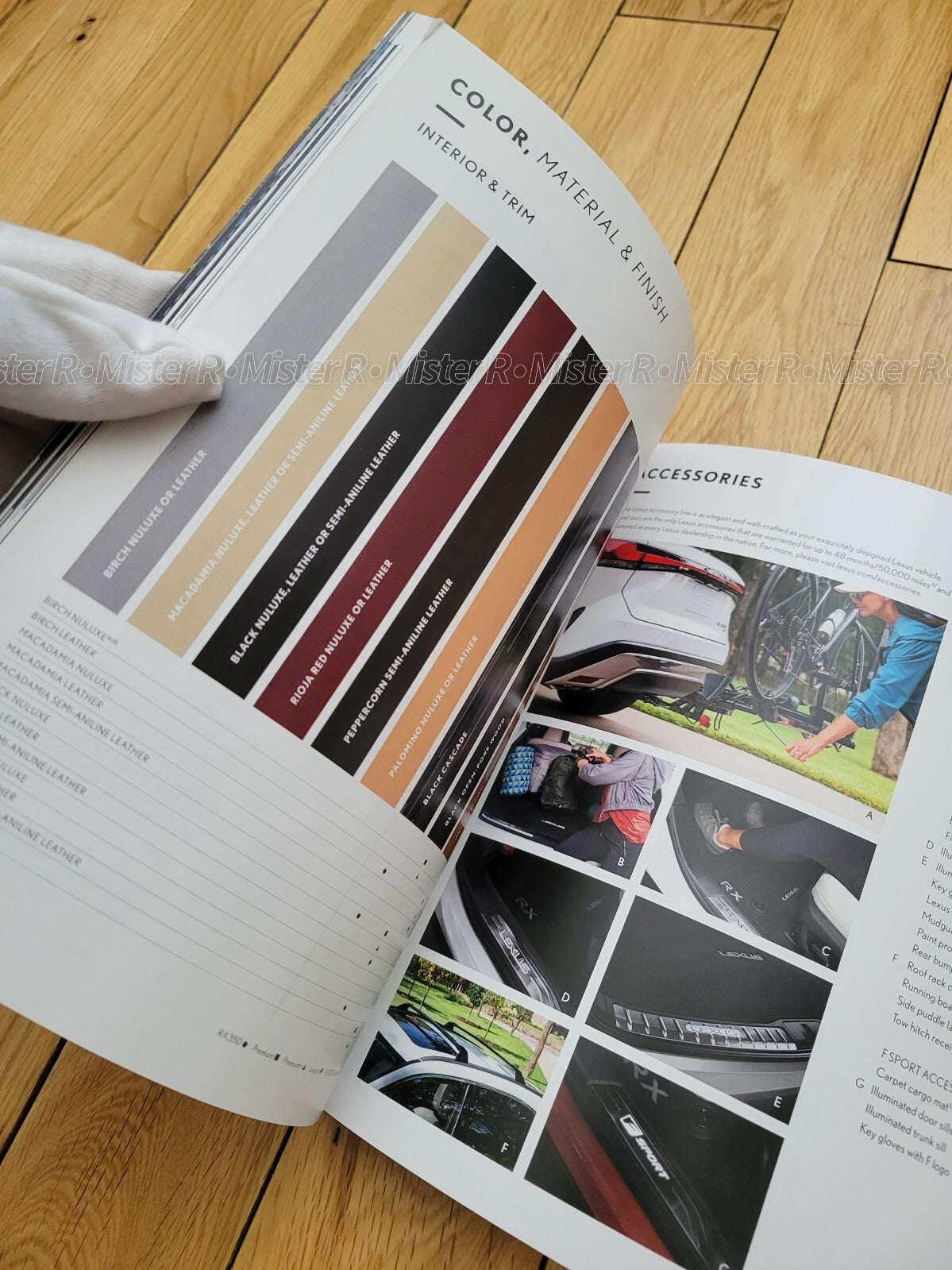 2023 Lexus RX • 350 350h 500h F Sport • Sales Brochure • Original Dealer Catalog6