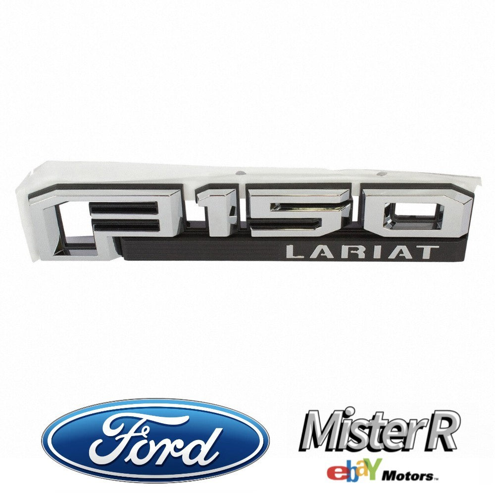 Ford • F-150 LARIAT Right/Passenger Fender Emblem • New OE Chrome • #FL3Z16720E0