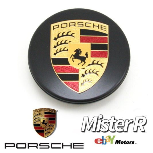Porsche 991/992 • 911 Satin Black Center Cap ×1 • #99136120720 #9P1601349BJE10