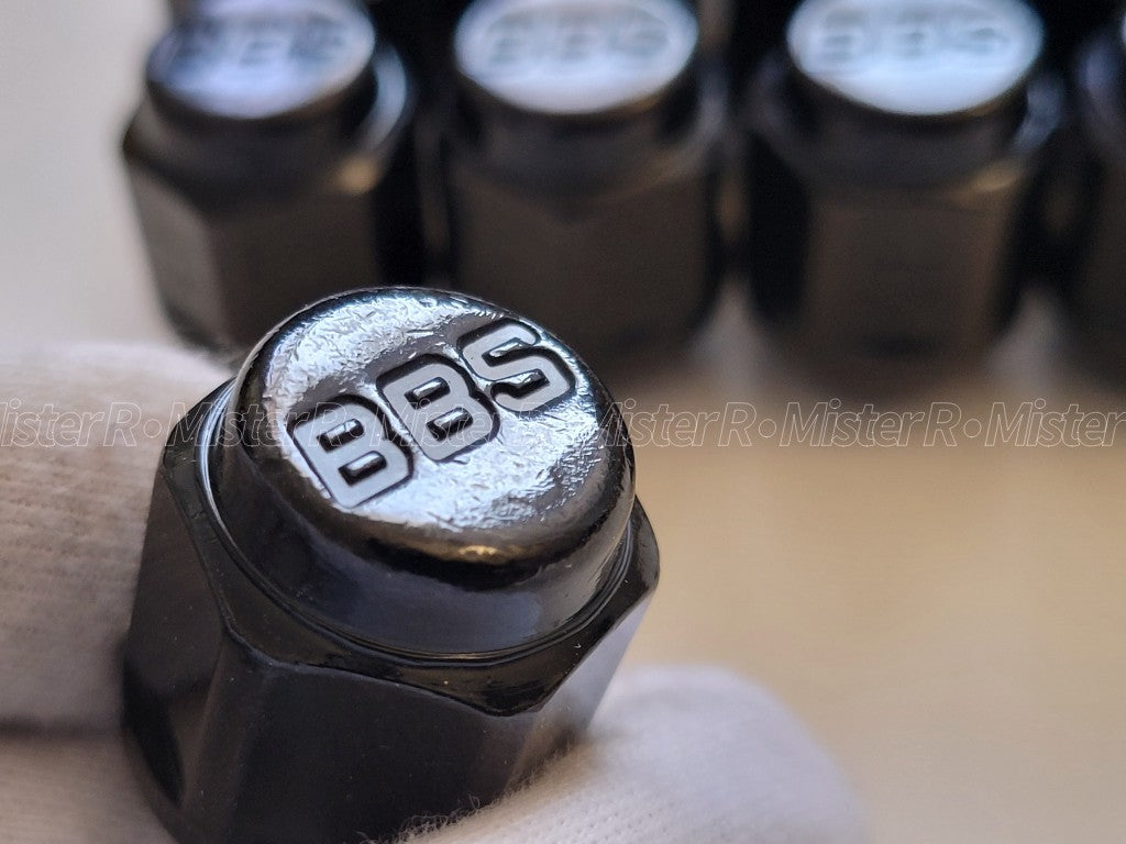 BBS Wheels • Debossed Standard Lug Nut Set • M12x1.5 • Genuine BBS • 20 Pieces5