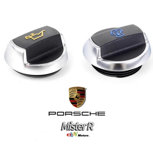 Porsche 911 992 • Aluminium Oil + Coolant Cap Set • Carrera Targa 4S #9920441000
