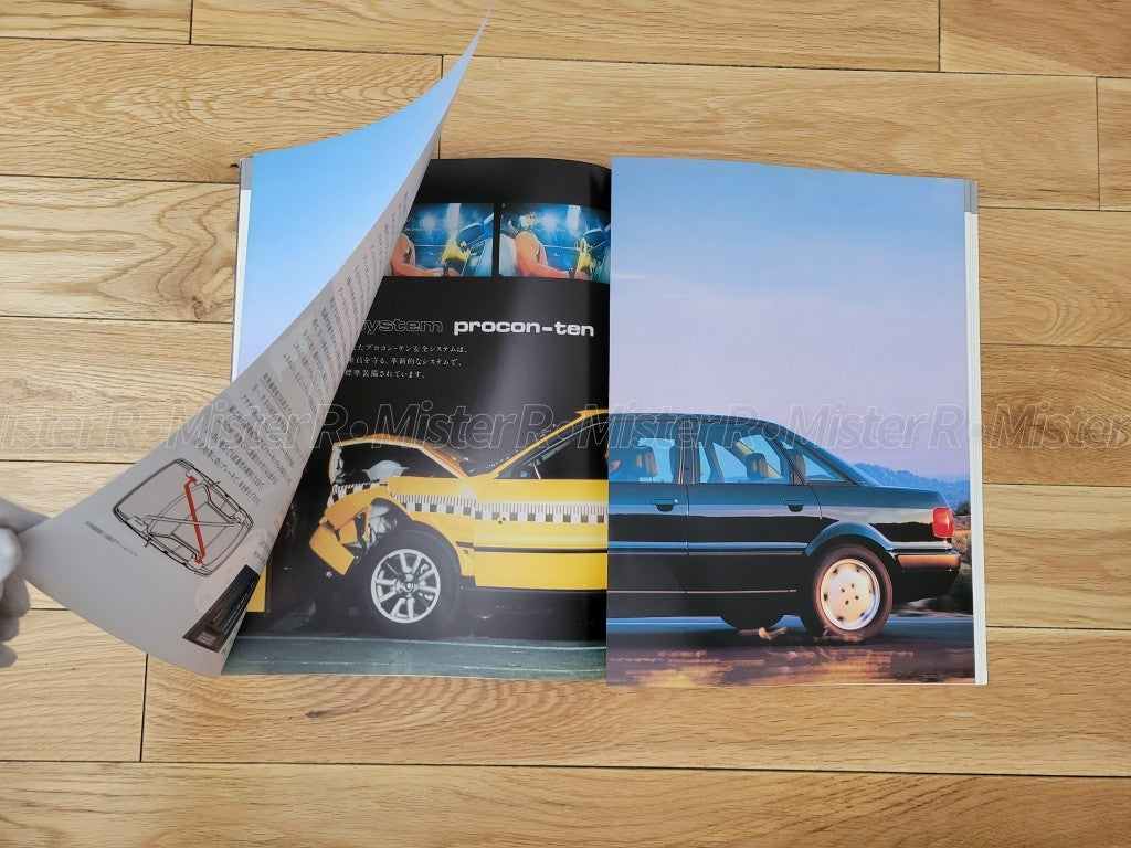 Audi 80 B4 • JDM Sales Brochure • 8C 91 92 93 94 95 • Original Japanese Catalog11