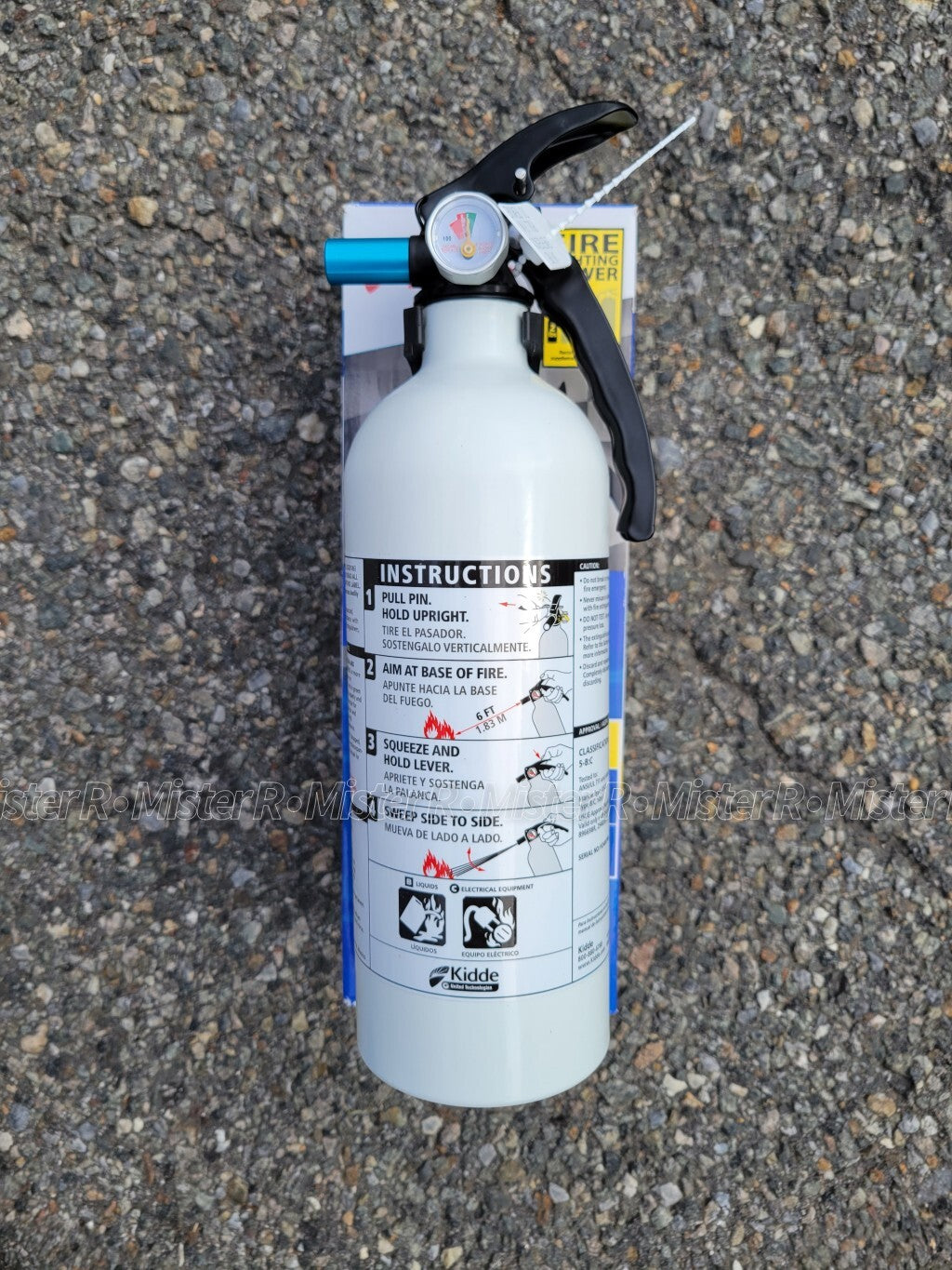 Kidde • Auto Fire Extinguisher • 3lb Dry Chemical • Car/Truck/Boat - WHITE1