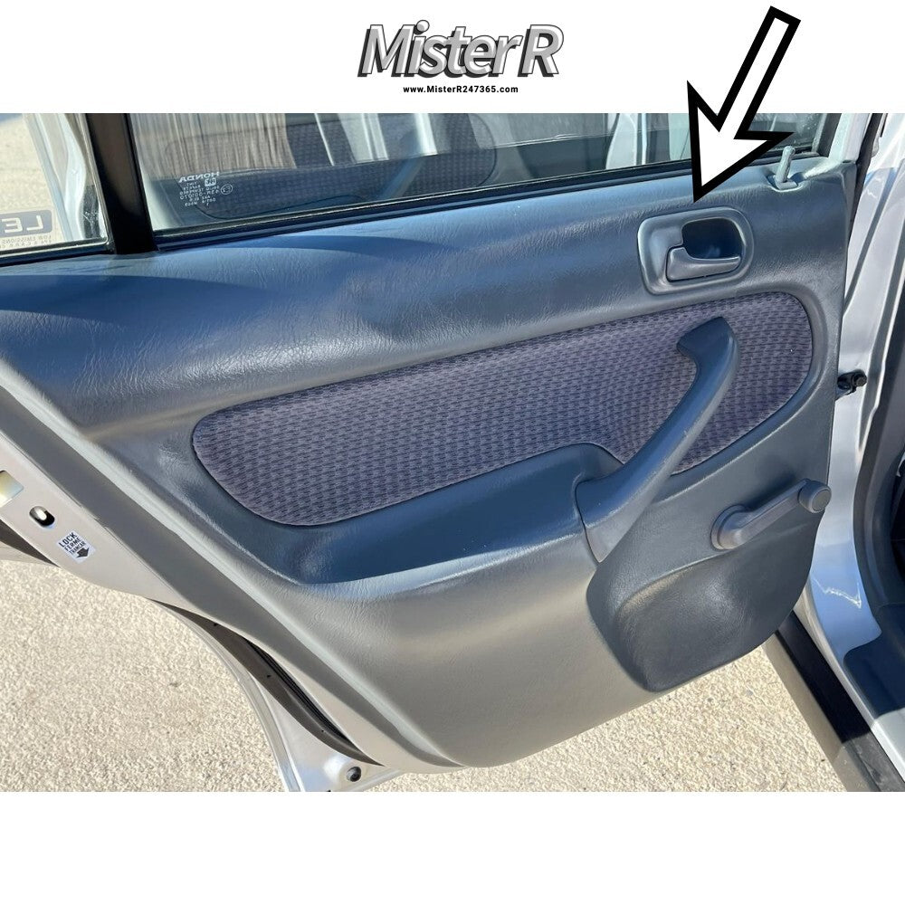 Honda • Left Rear Interior Door Handle • Charcoal • Used OE • #72160-S04-004ZB6