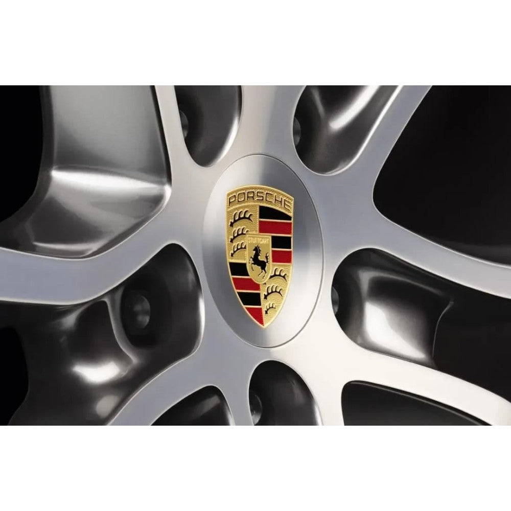 Porsche • Silver Center Cap Set • Turbo II Wheel 987 992 997 E2 G1 #000044607052