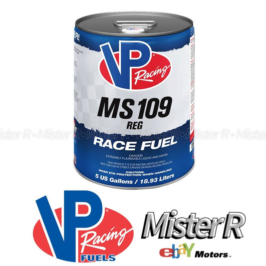 VP Racing MS 109 REG • Unleaded Race Fuel • 5 Gallon Gas Can/Pail 0