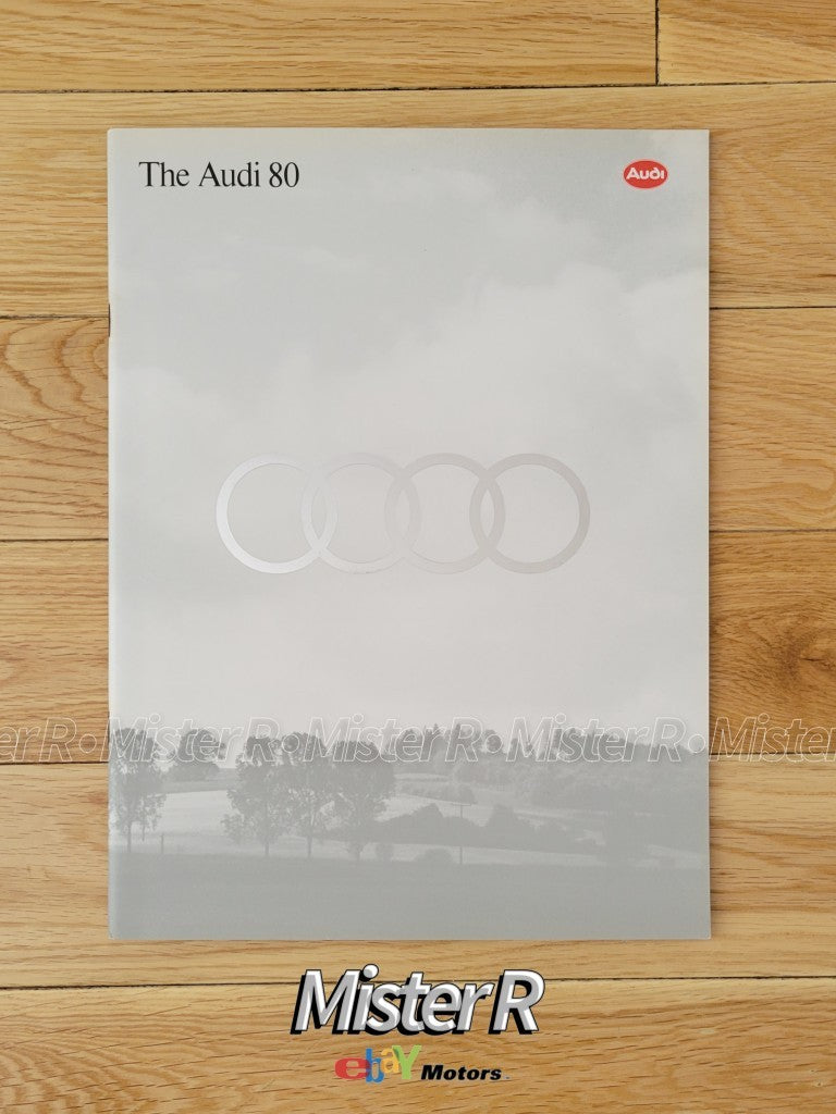 Audi 80 B4 • JDM Sales Brochure • 8C 91 92 93 94 95 • Original Japanese Catalog0