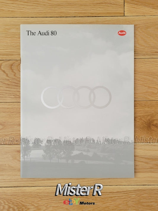 Audi 80 B4 • JDM Sales Brochure • 8C 91 92 93 94 95 • Original Japanese Catalog0