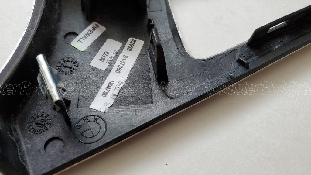 BMW E9X Driver/Left Dashboard Trim • Brushed Aluminum • E90 E92 E93 #514591473906