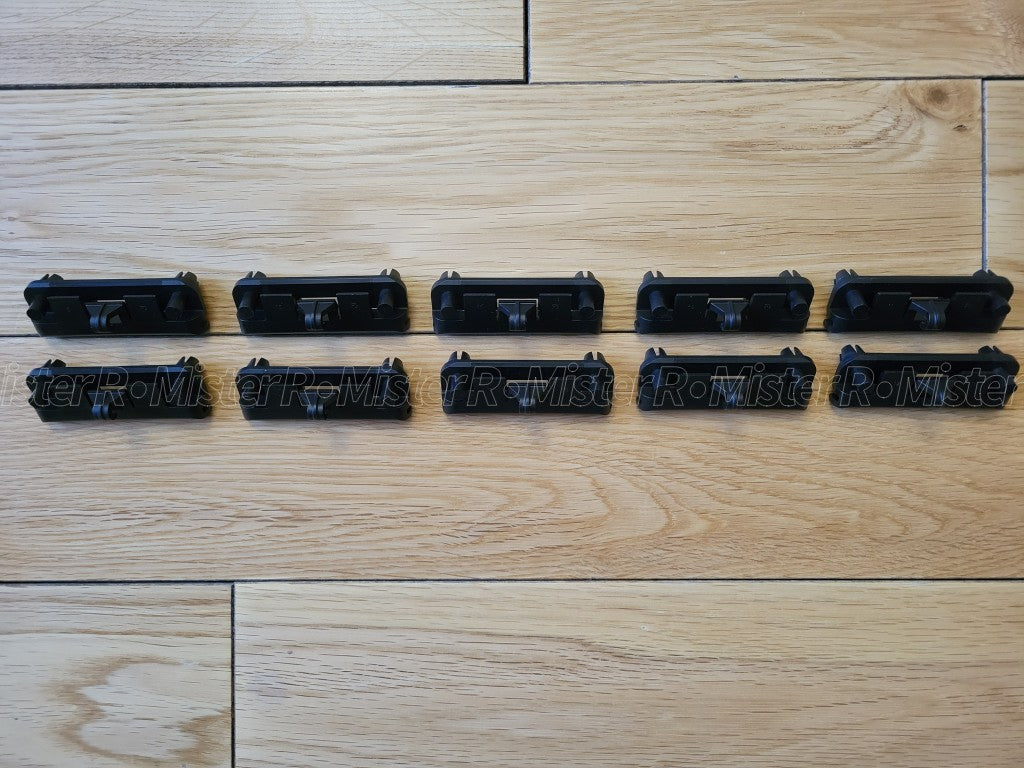 BMW E30 • Bumper Valance Clip Set • Front Lip Spoiler New OE • #51711945568 ×106