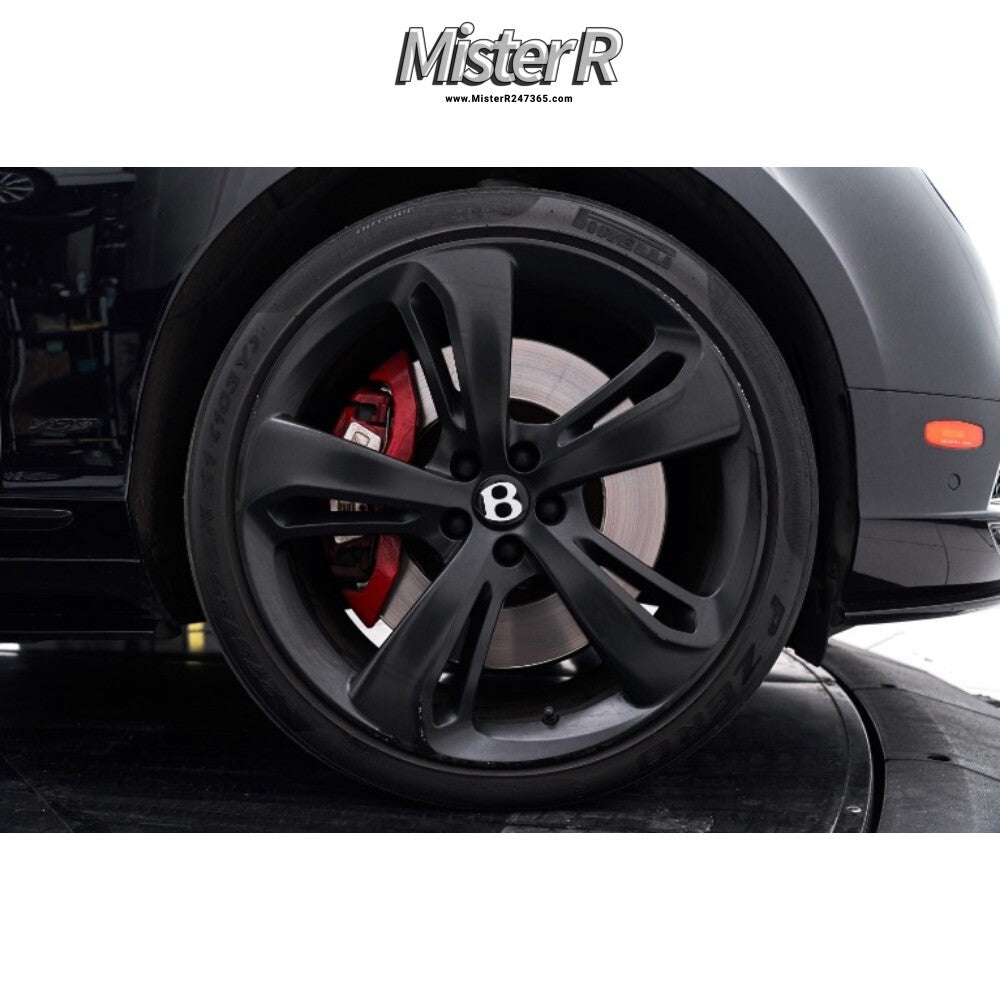 Bentley • Black "B Logo" Center Cap • Continental/Mulsanne New OE • #3W0601170F2