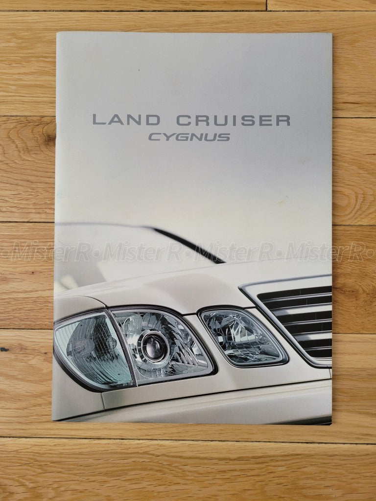 Toyota Cygnus • Land Cruiser 100 LX470 J100 Original JDM Sales Brochure/Catalog12