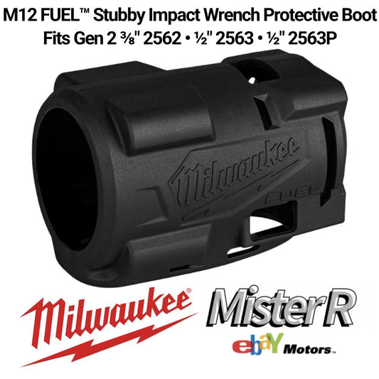 Milwaukee Tools M12 FUEL Gen 2 Stubby Impact Wrench Protective Boot #49-16-25620