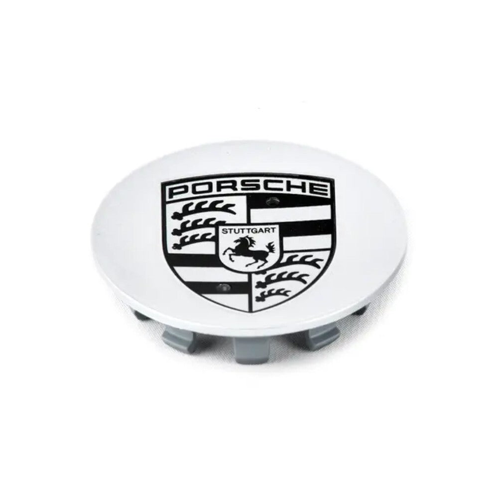 Porsche • Silver Center Cap • 9Y0 958 970 971 981 718 911 991 • #9P16011478Z8 ×12