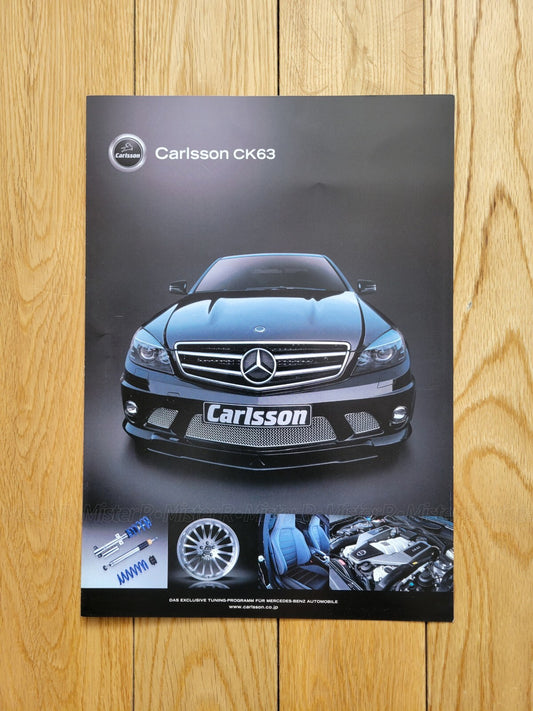 Mercedes-Benz Carlsson CK63 • JDM Tuning Brochure/Catalog • W204 C63 AMG Tuner0
