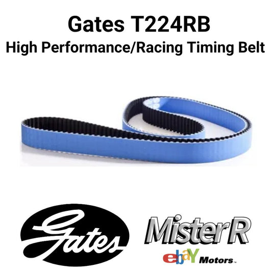 Gates T224RB • High Performance/Racing Timing Belt • 92-00 Civic D16Z D16Y 0