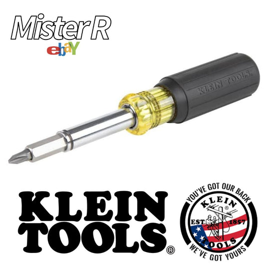Klein Tools • 11-in-1 Magnetic Multi Bit Screwdriver/Nut Driver • #32500MAG0