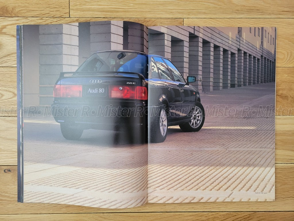 Audi 80 B4 • JDM Sales Brochure • 8C 91 92 93 94 95 • Original Japanese Catalog6
