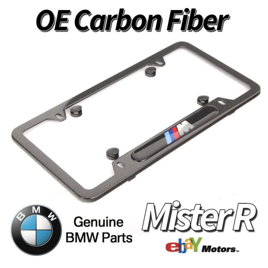 BMW • M Carbon Fiber License Plate Frame • Genuine OE • #821123484130