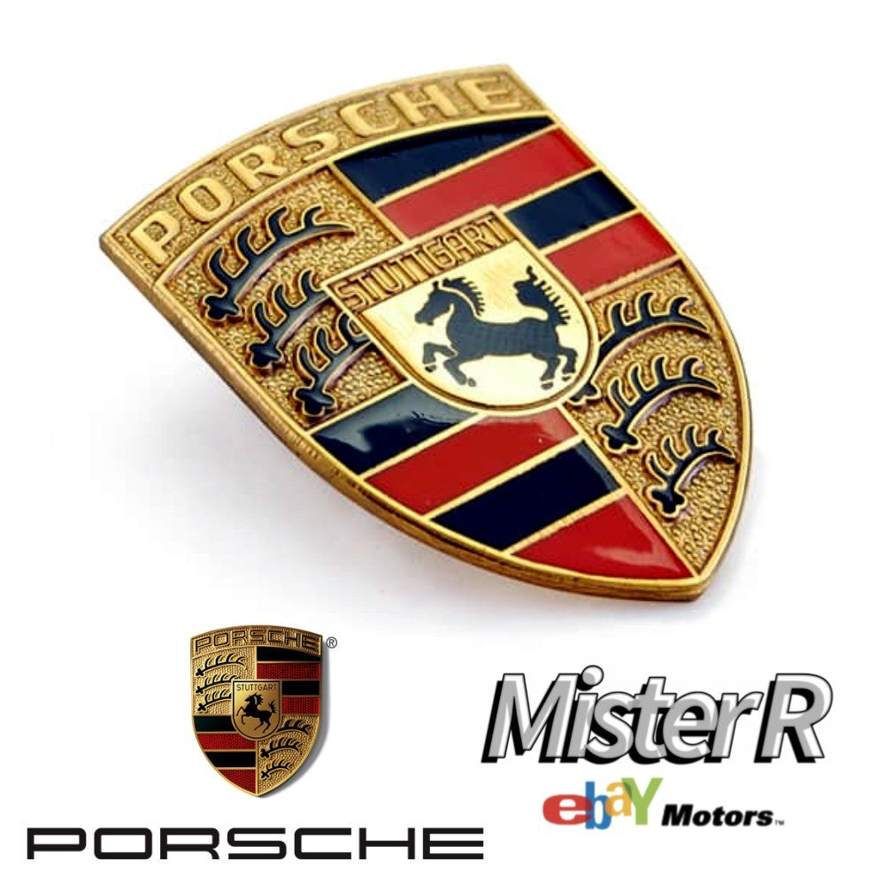 Porsche 356 • Hood Handle Crest Emblem/Badge • New Restoration OE • #644559210020