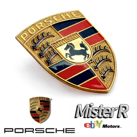 Porsche 356 • Hood Handle Crest Emblem/Badge • New Restoration OE • #644559210020