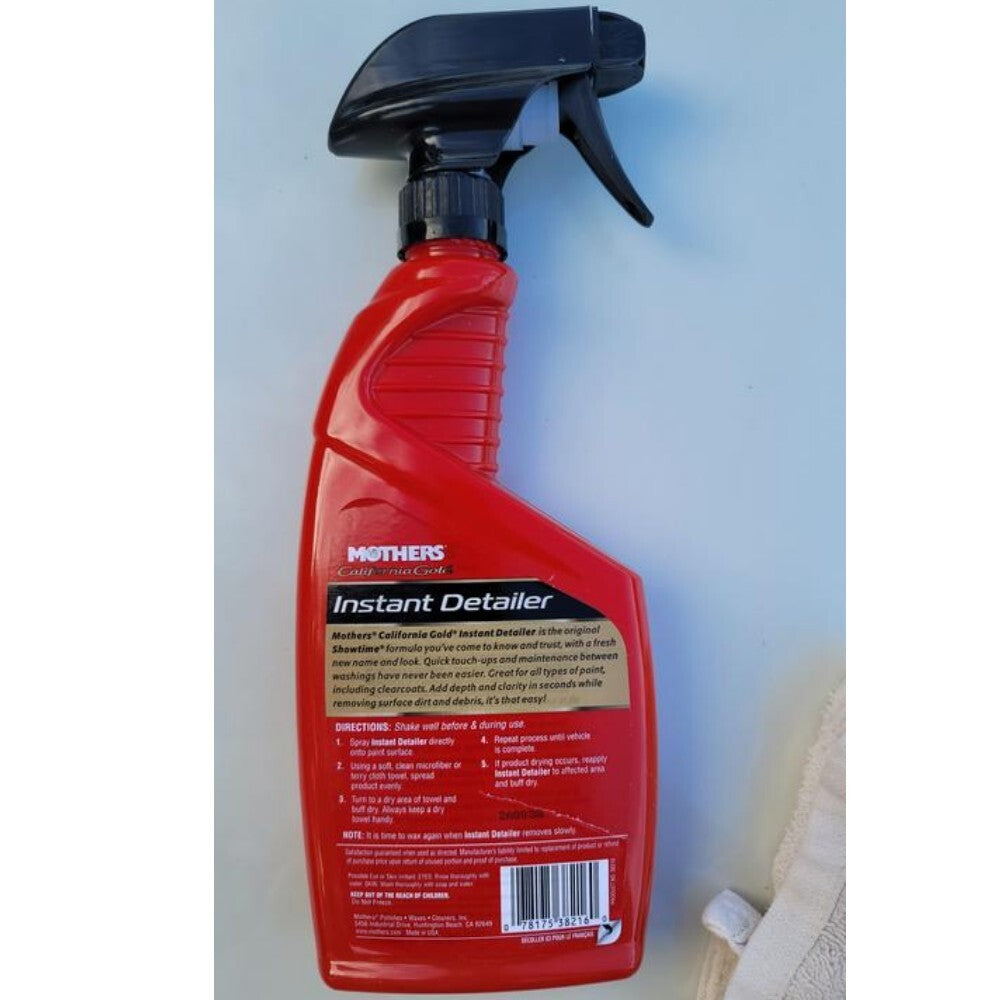 MOTHERS • California Gold Instant Detailer Spray • #38216 • 16 fl oz Bottle2