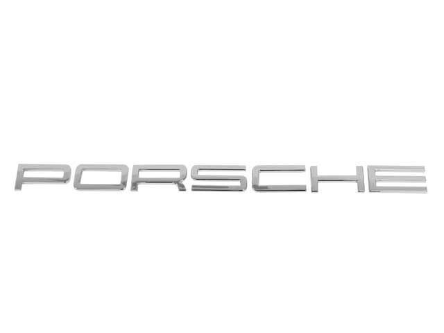 Porsche 911 991 • Text Rear Emblem • Chrome/Silver • 2013-2018 • #991559235001