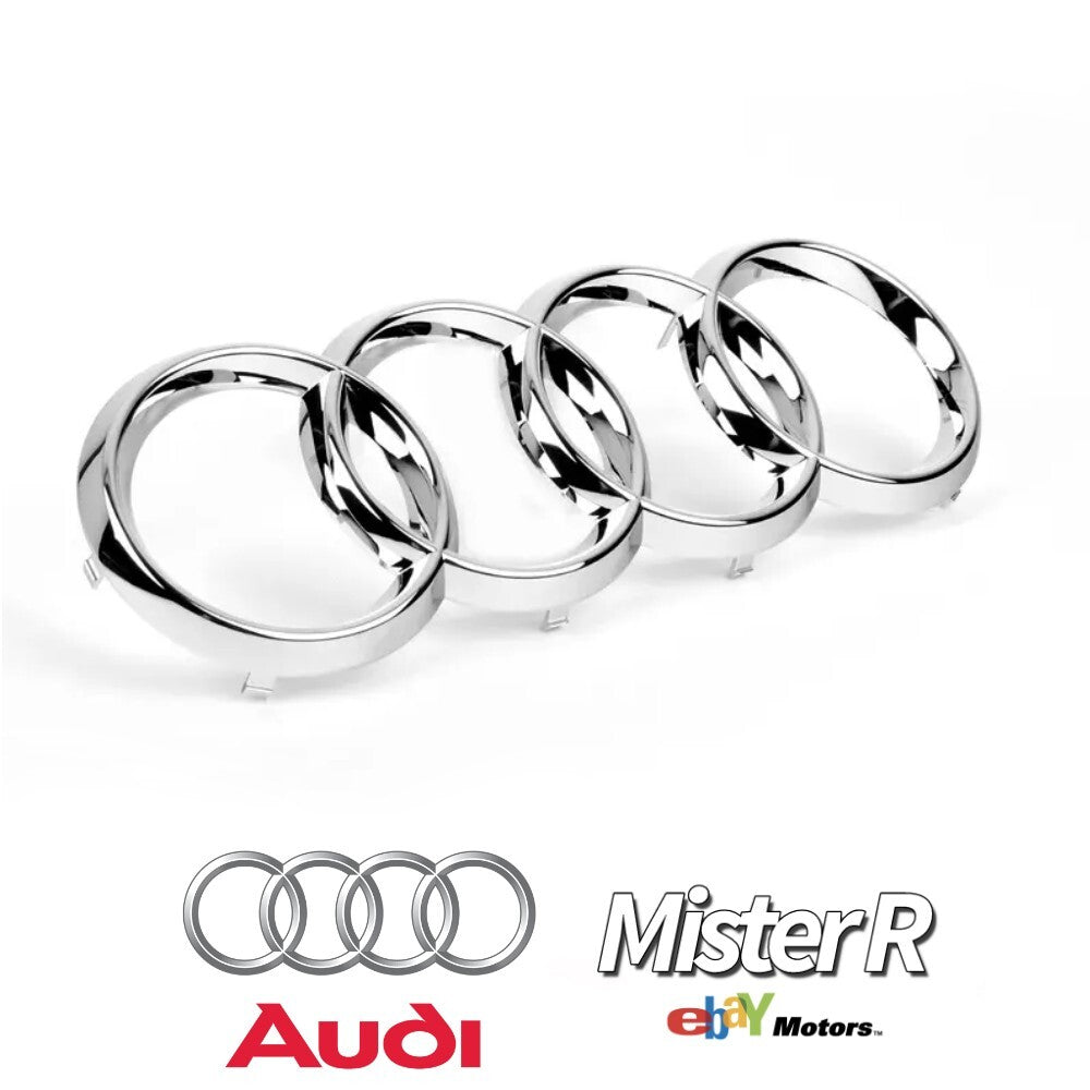Audi • Front Grille Chrome Emblem • B8 A4 S4 Quattro • #8K08536050