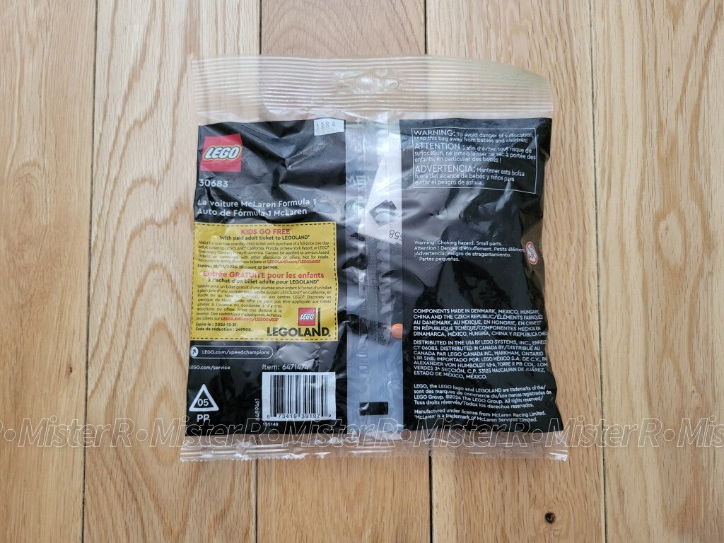 LEGO Speed Champions • McLaren Formula 1 Car • 2024 Polybag • #306831