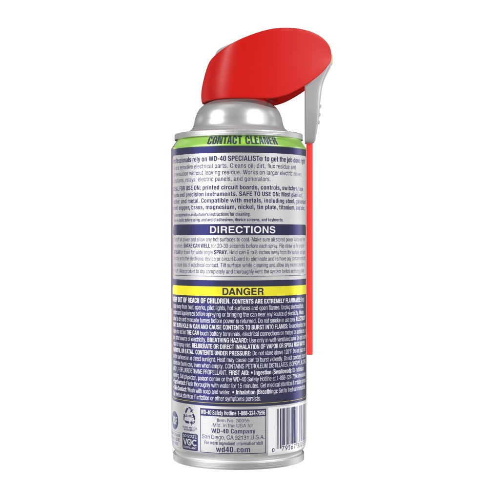 WD-40 • Contact Cleaner • Quick-Drying Specialty Electronics Spray • 11 oz Can1