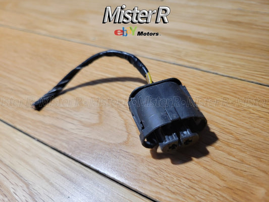 BMW 2-Pin Connector Pigtail Harness • Used OE • #611369073880