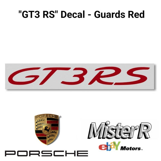 Porsche • 997 GT3 RS Decal - Guards Red • New OE 911 • #9975592379484A0