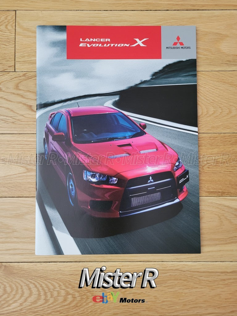 Mitsubishi Lancer Evolution X • Original 2012 Evo 10 JDM Sales Brochure/Catalog0
