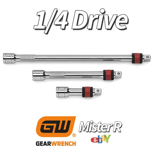 GEARWRENCH • 1/4" Drive • Locking Extension Set • 2/3/6 Inch • #810030
