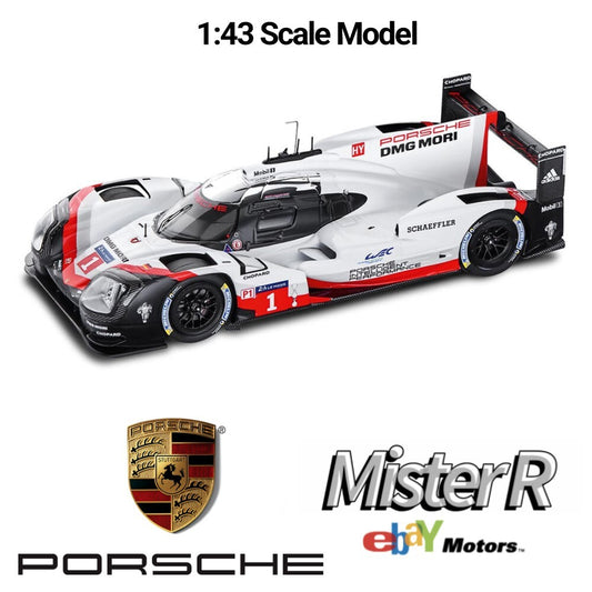 Porsche 919 Hybrid • 2017 Le Mans LMP1 • Spark 1:43 Scale Model • #WAP0209190J0