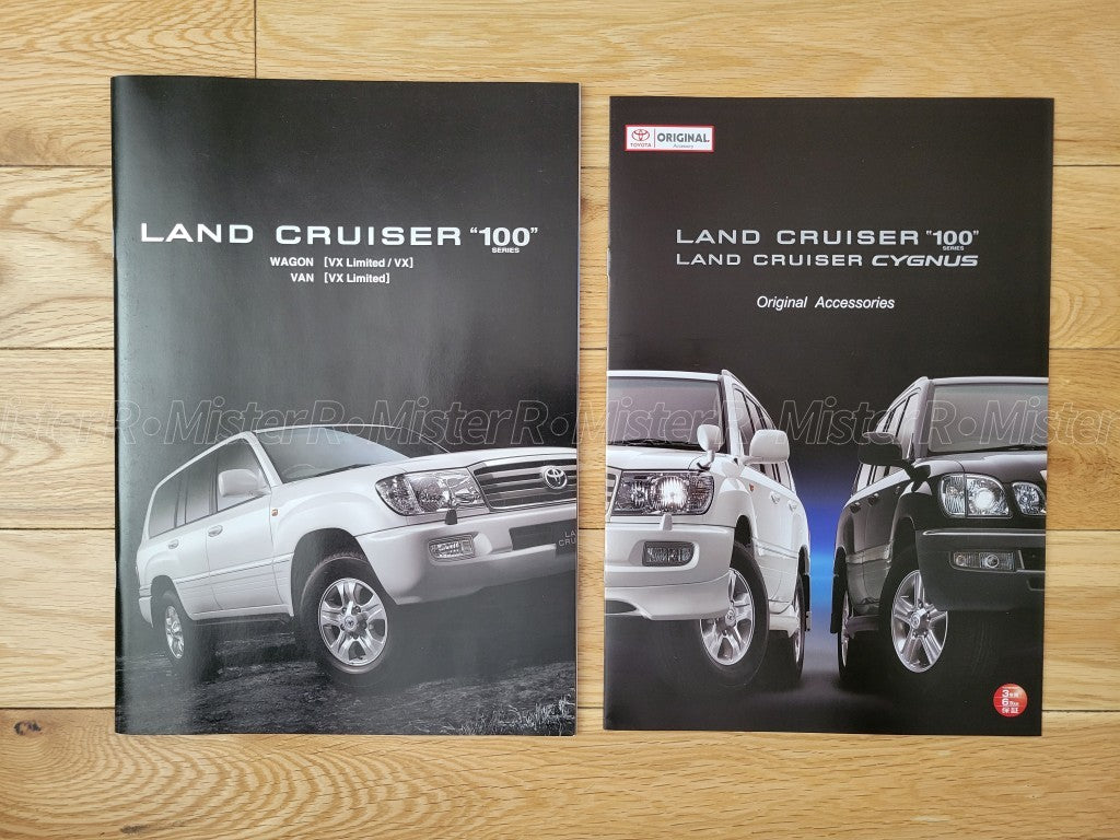 Toyota Land Cruiser 100 • LX470 Cygnus J100 Original JDM Sales Brochure/Catalog9