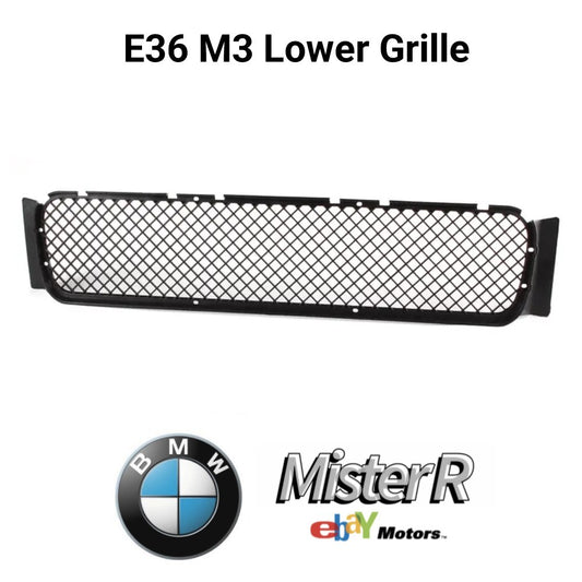 BMW E36 M3 • Lower Center Front Bumper Grille • New OER • #511122506850